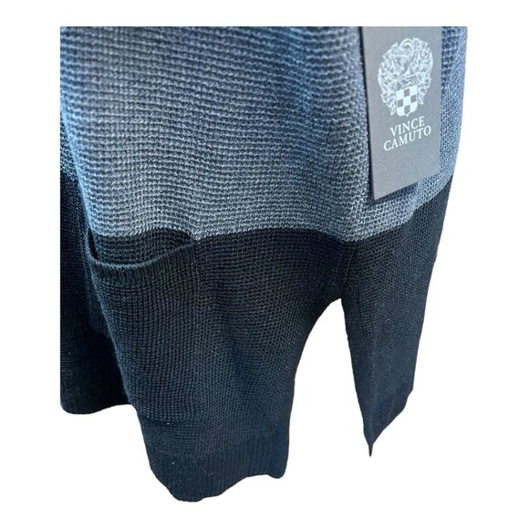 Vince Camuto Women Waffle Stitch Tunic Sweater~Size XXL~Black Stripe~ L1 05 - Picture 6 of 10